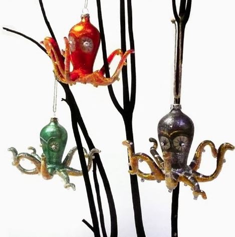 Octopus Christmas Decorations  Decorate your tree this year with our
